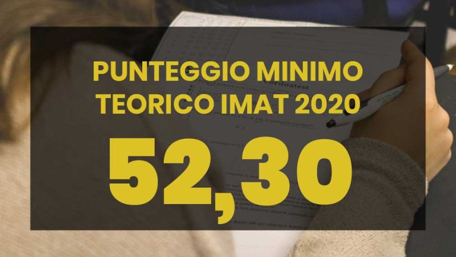 TEST IMAT 2020, PUBBLICATA LA GRADUATORIA IN ANONIMO: IL PUNTEGGIO MINIMO TEORICO È 52,30