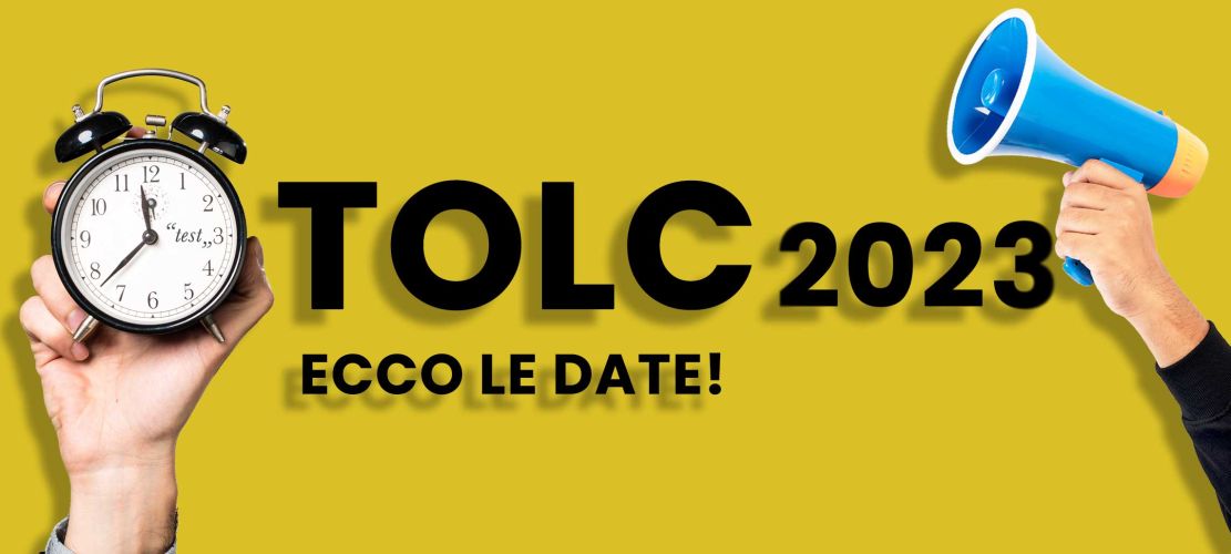 ISCRIZIONI TOLC 2023 - ECCO LE DATE
